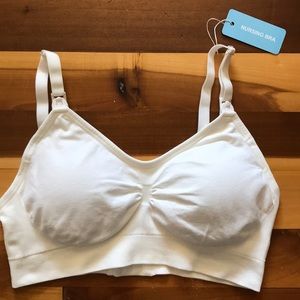 NEW! Nursing Bra sz. Medium White